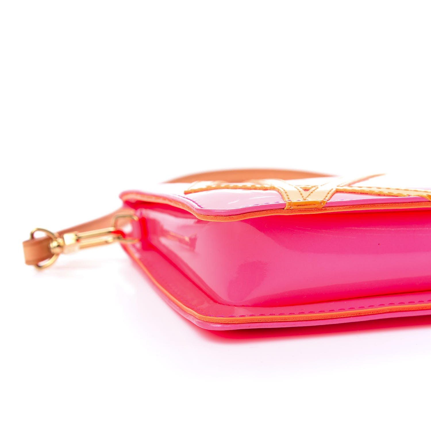 Louis Vuitton Vernis Fluo Lexington Pochette Pink 7 of 8