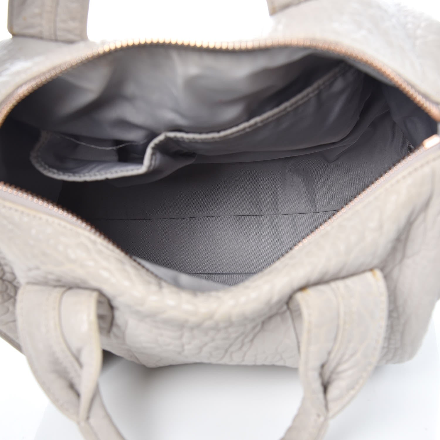 Alexander Wang Pebbled Lambskin Rocco Lilac Rose Gold Hardware 6 of 16
