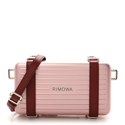 Christian Dior X RIMOWA Aluminum Personal Clutch On Strap Rose 1 of 11