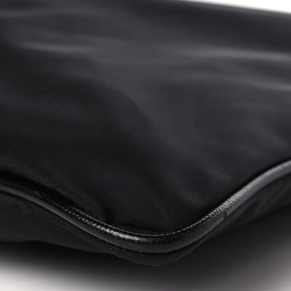Prada Tessuto Nylon Flat Messenger Bag Black 8 of 8