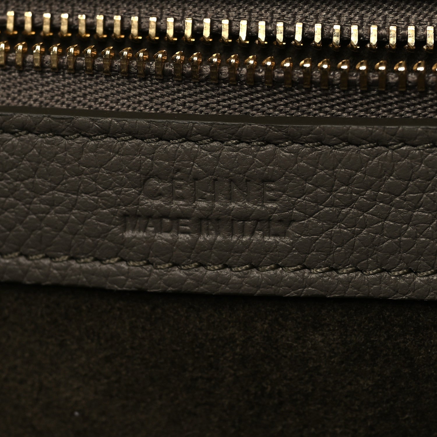 Celine Soft Grained Calfskin Small Belt Cabas Phantom Taupe 6 of 6