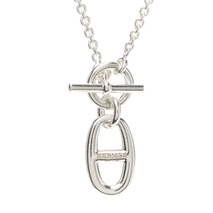 Hermes Sterling Silver Amulette Chaine d'Ancre Necklace 4 of 5
