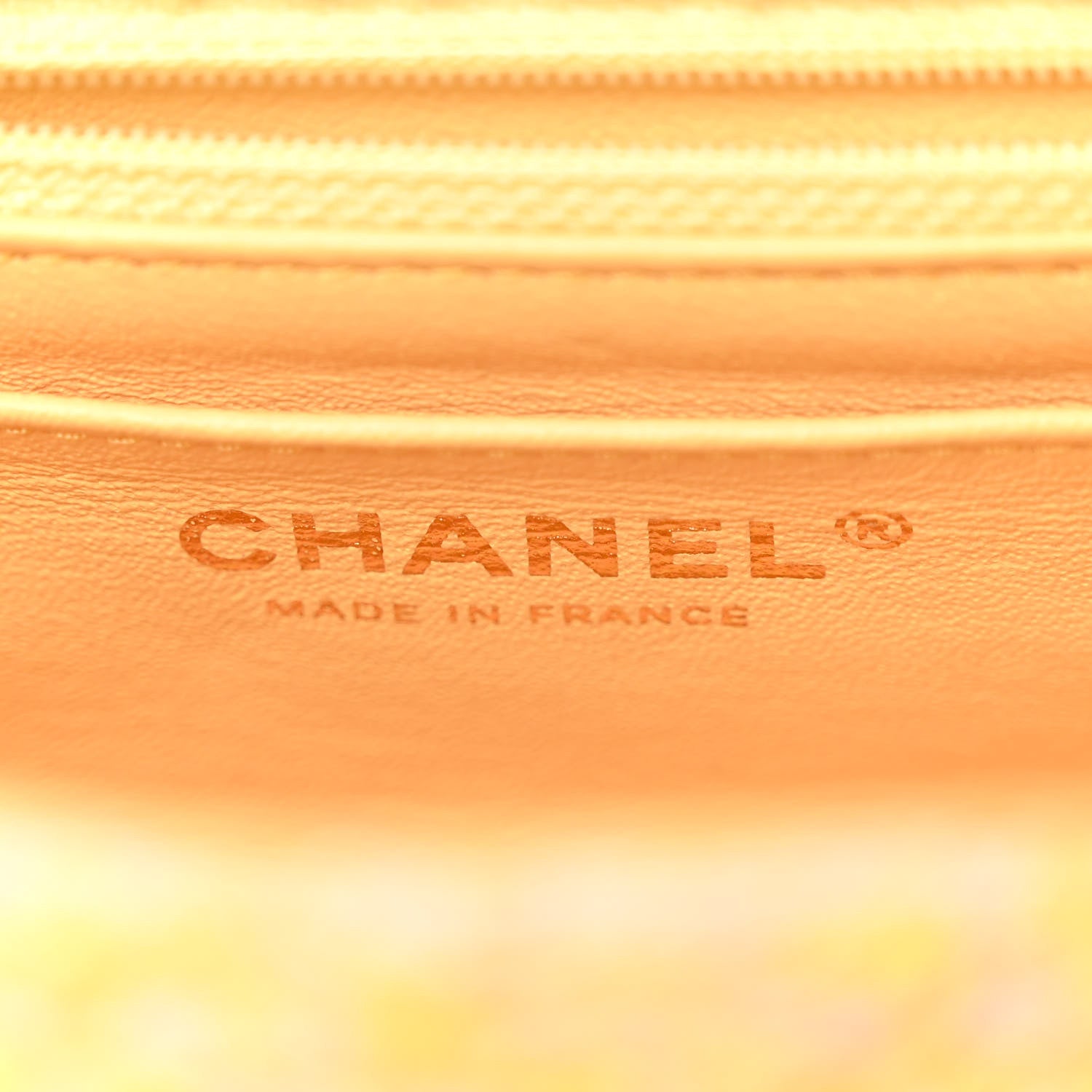 Chanel Tweed Quilted Mini Rectangular Flap Yellow Pink 6 of 10