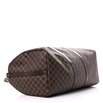 Louis Vuitton Damier Ebene Keepall Bandouliere 55 4 of 11