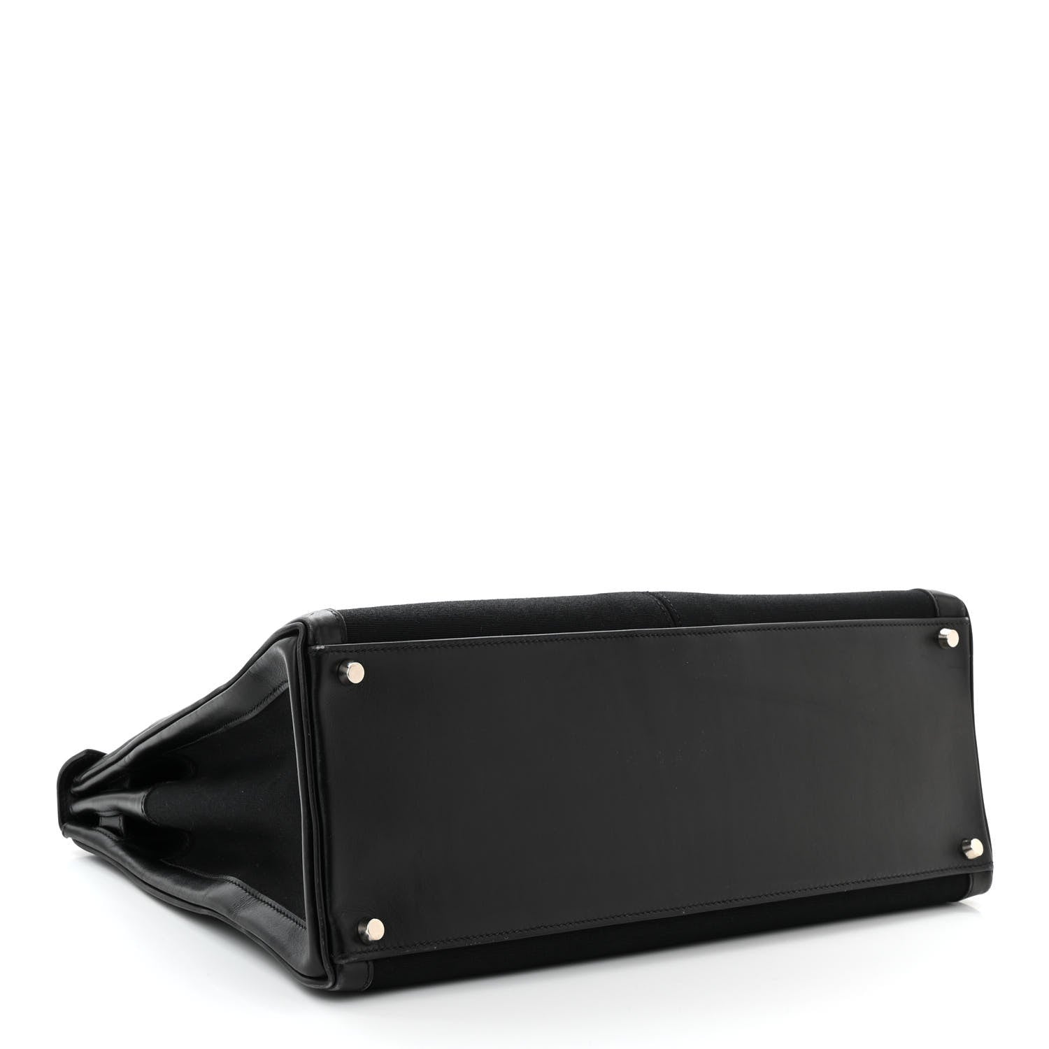 Hermes Box Toile Lakis Kelly 40 Black 4 of 11