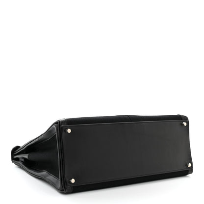 Hermes Box Toile Lakis Kelly 40 Black 4 of 11