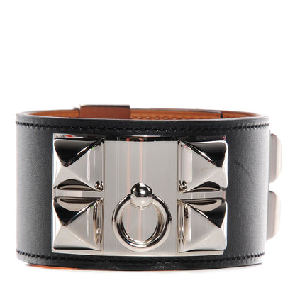 Hermes Chamonix Collier de Chien CDC Bracelet L Black 1 of 6