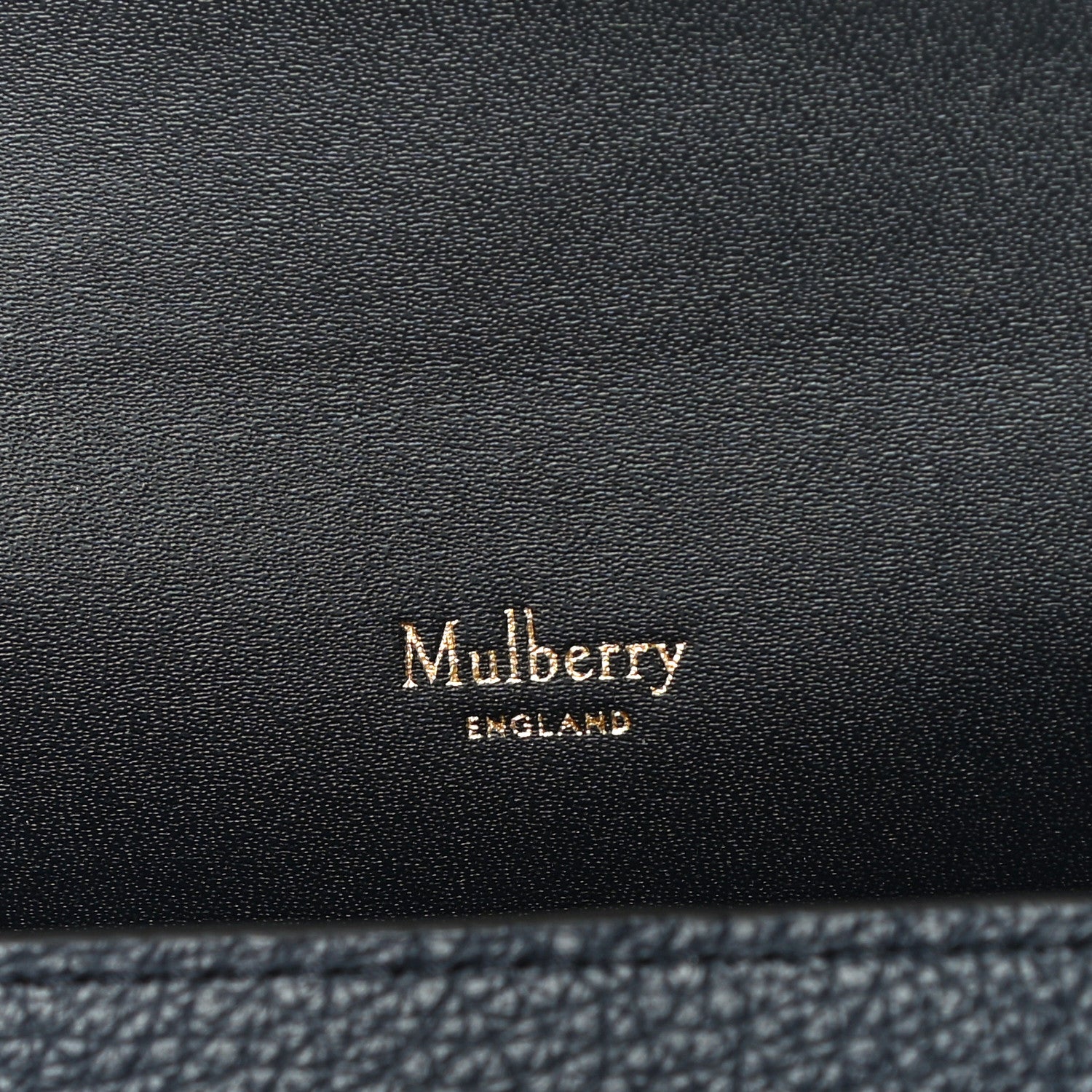 Mulberry Classic Grain Calfskin Darley Cosmetic Pouch Bright Navy 6 of 9