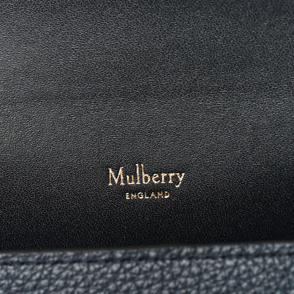 Mulberry Classic Grain Calfskin Darley Cosmetic Pouch Bright Navy 6 of 9