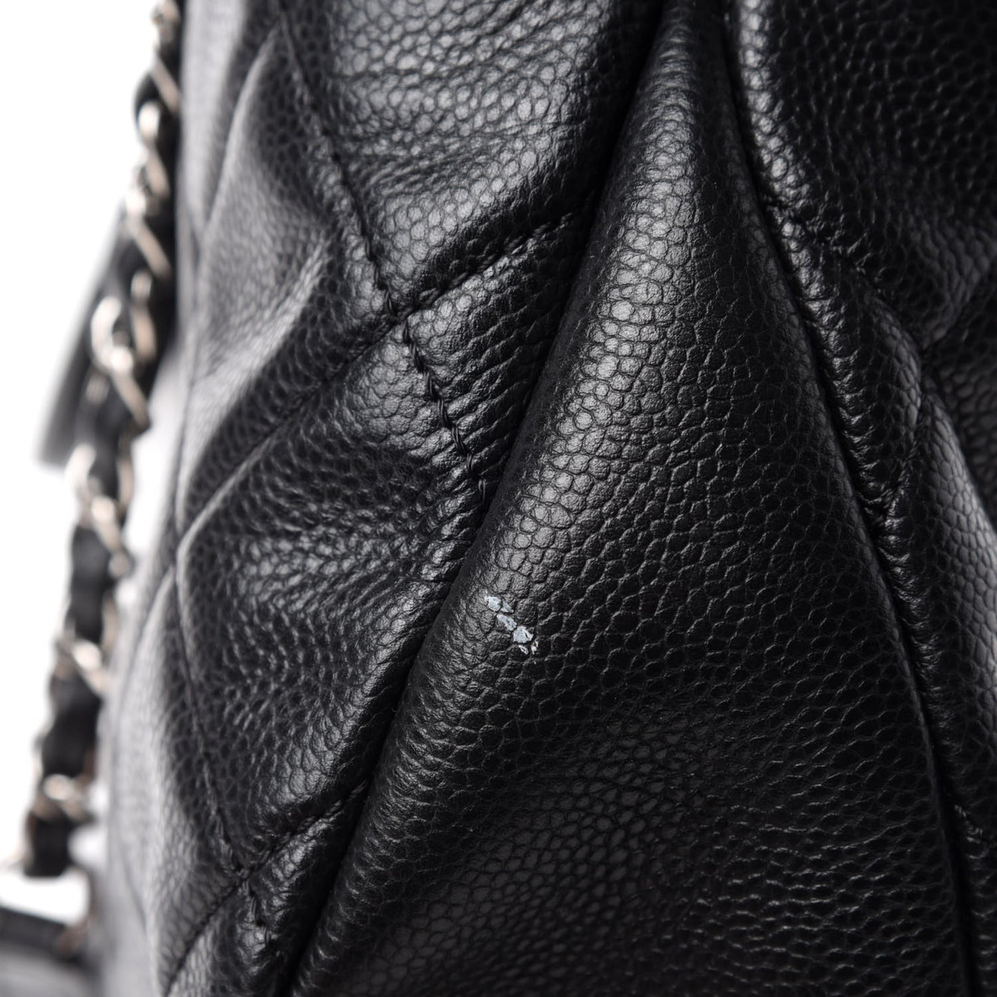 Caviar Quilted Timeless CC Soft Tote Black