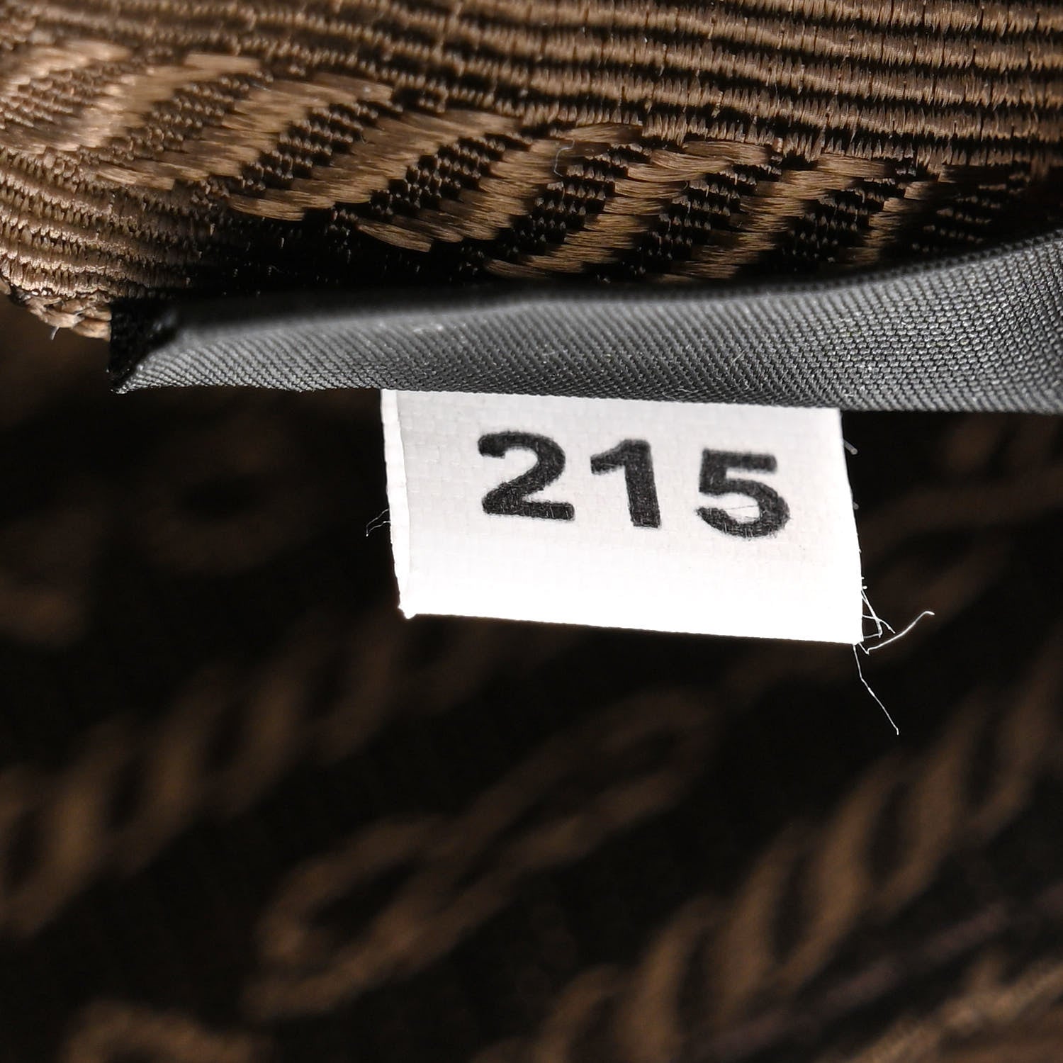 Prada Tessuto Nylon Saffiano Re-Edition 2005 Shoulder Bag Cacao 9 of 12
