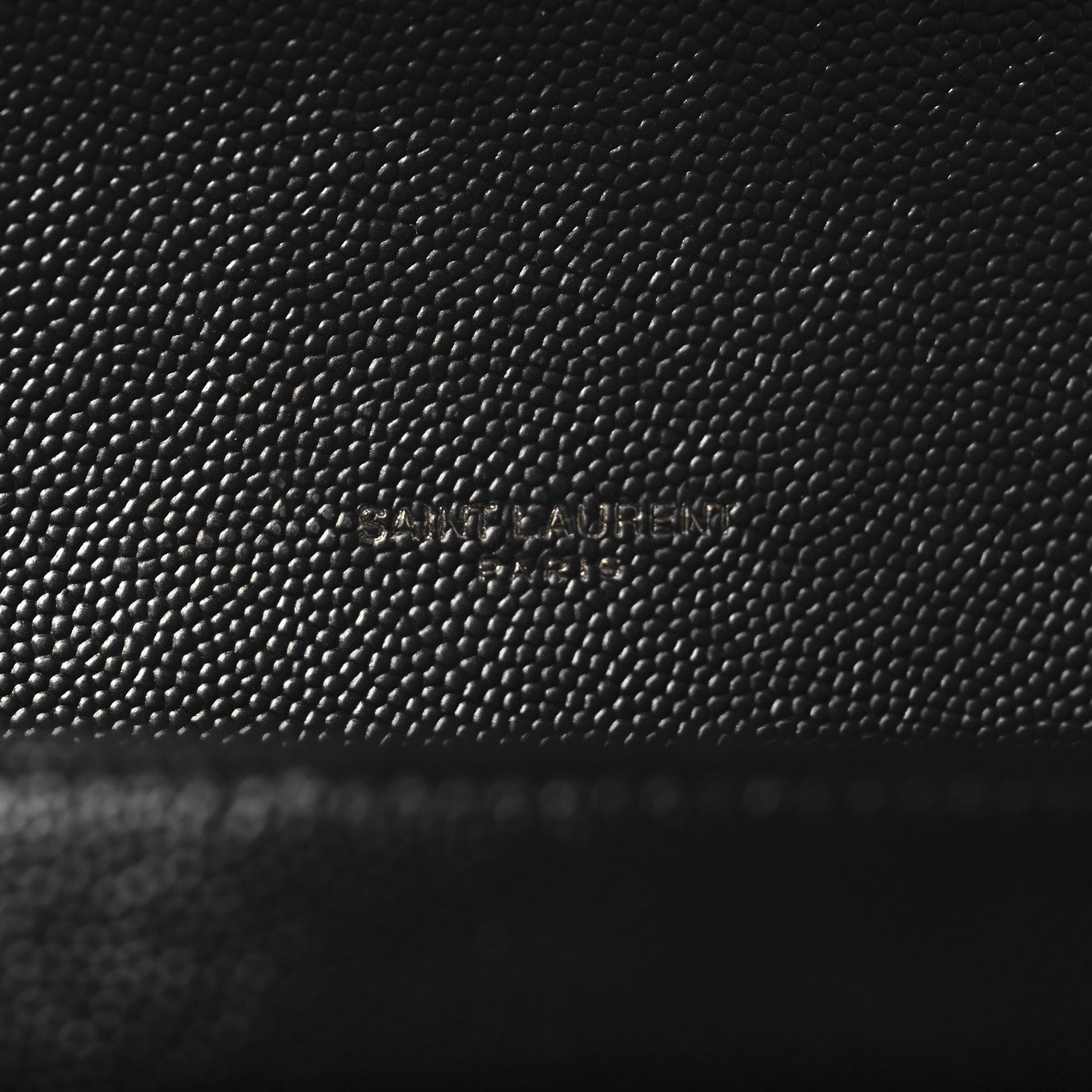 Saint Laurent Grain De Poudre Medium Classic Monogram Monochrome Kate Satchel Black 6 of 9