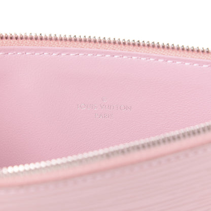 Louis Vuitton Epi Felicie Chain Wallet Zippered Insert Rose Ballerine 5 of 6