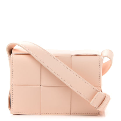 Bottega Veneta Lambskin Maxi Intreccio Candy Cassette Crossbody Bag Melon Washed 1 of 8
