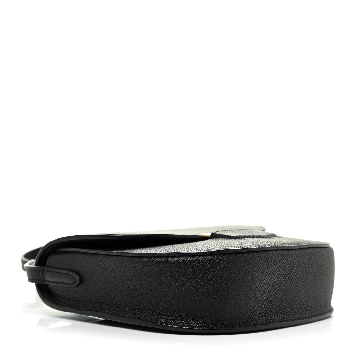 Grained Calfskin Small Trotteur Black