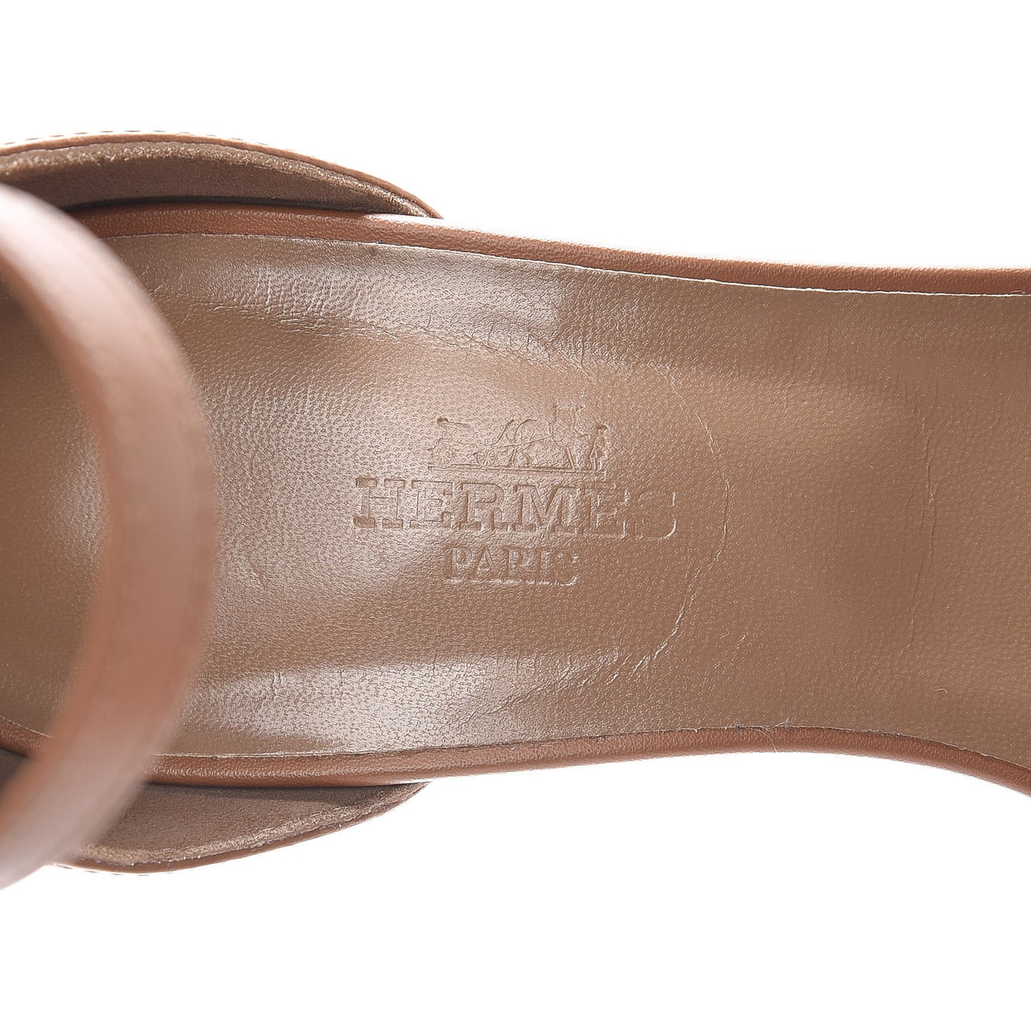 Calfskin Legend Wedge Sandals 37 Gold