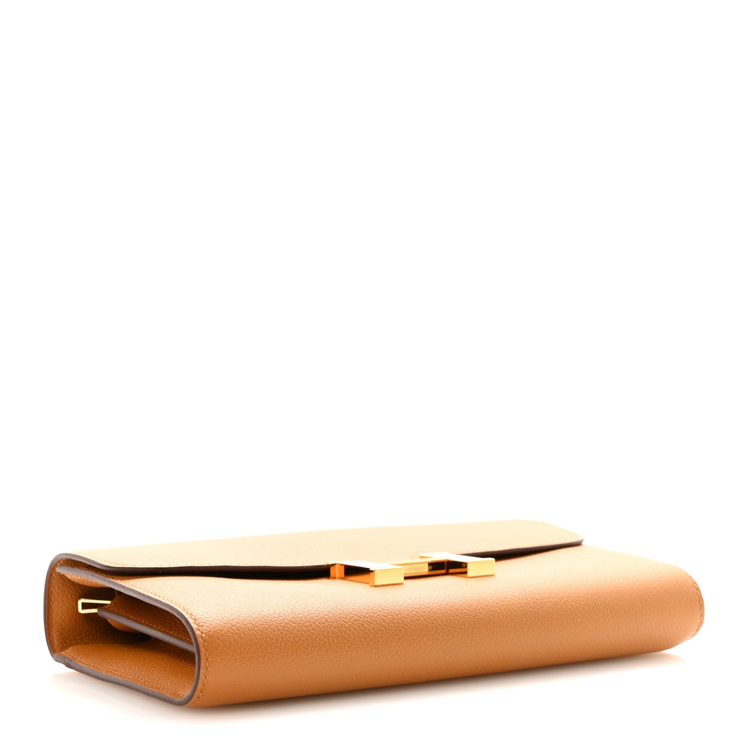 Hermes Evercolor Constance Wallet To Go Caramel 3 of 9