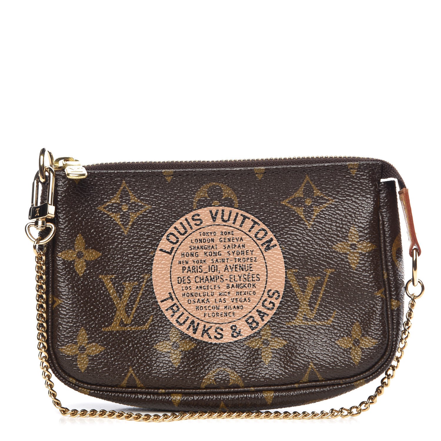 Louis Vuitton Monogram Complice Trunks and Bags Mini Pochette Accessories Beige 1 of 9