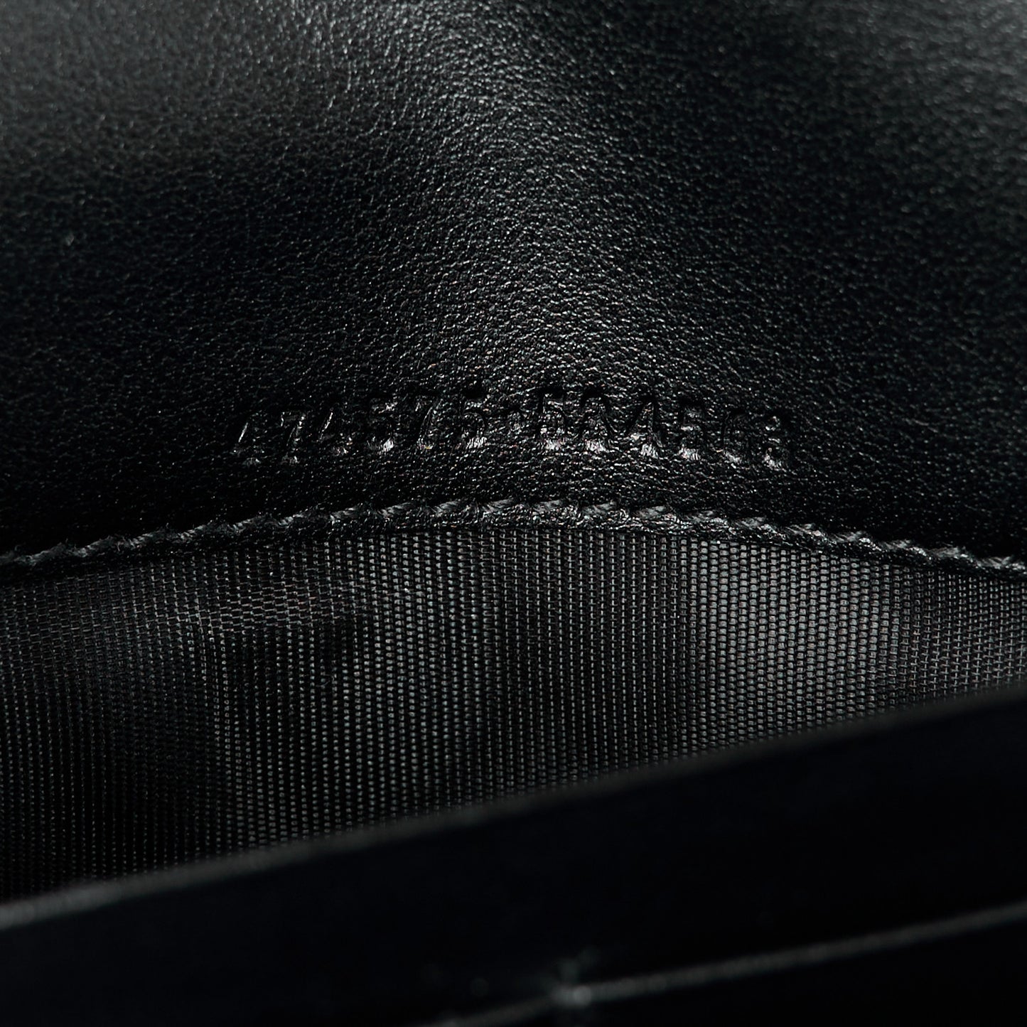 Calfskin Matelasse Aria GG Marmont Chain Wallet Black