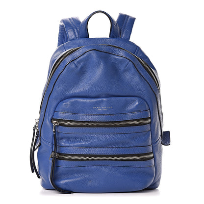 Marc Jacobs Pebbled Calfskin Biker Backpack Blue 1 of 18