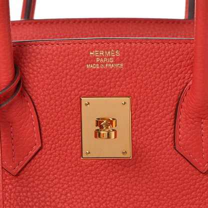Hermes Togo Birkin 35 Rouge Pivoine 16 of 35