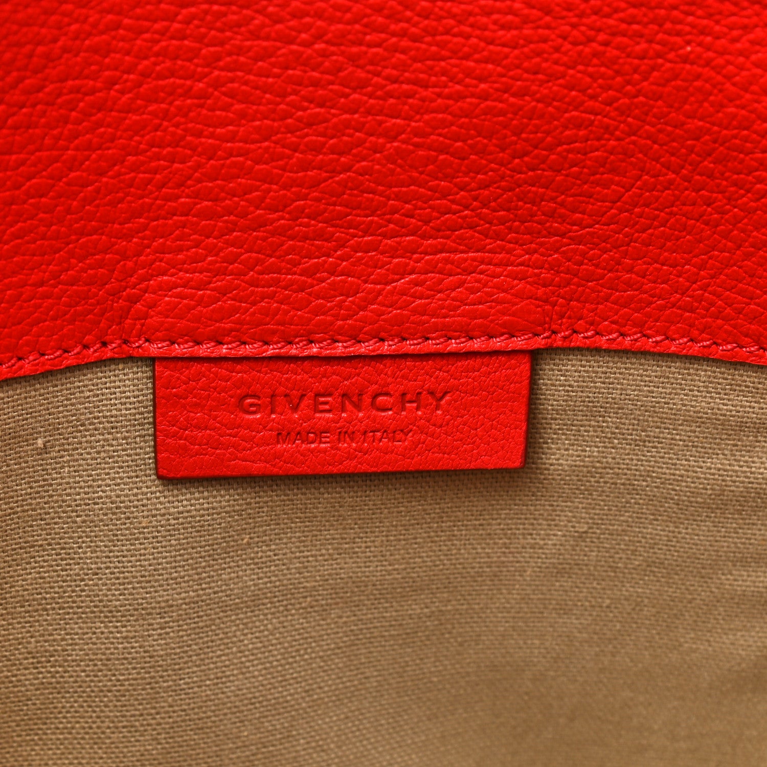 Givenchy Sugar Goatskin Medium Antigona Envelope Clutch Red 6 of 8
