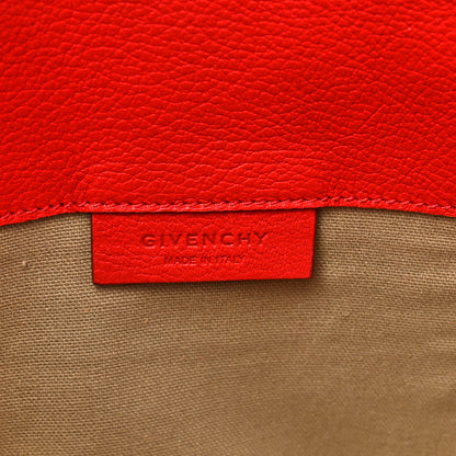Givenchy Sugar Goatskin Medium Antigona Envelope Clutch Red 6 of 8