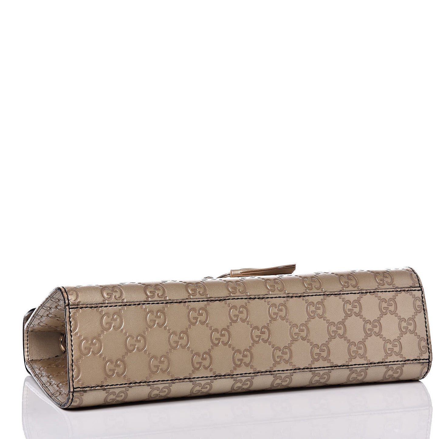 GG Shine Guccissima Medium Emily Chain Shoulder Bag Gold