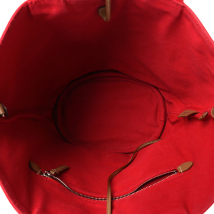 Prada Canapa Small Shopping Tote Rosso 5 of 10