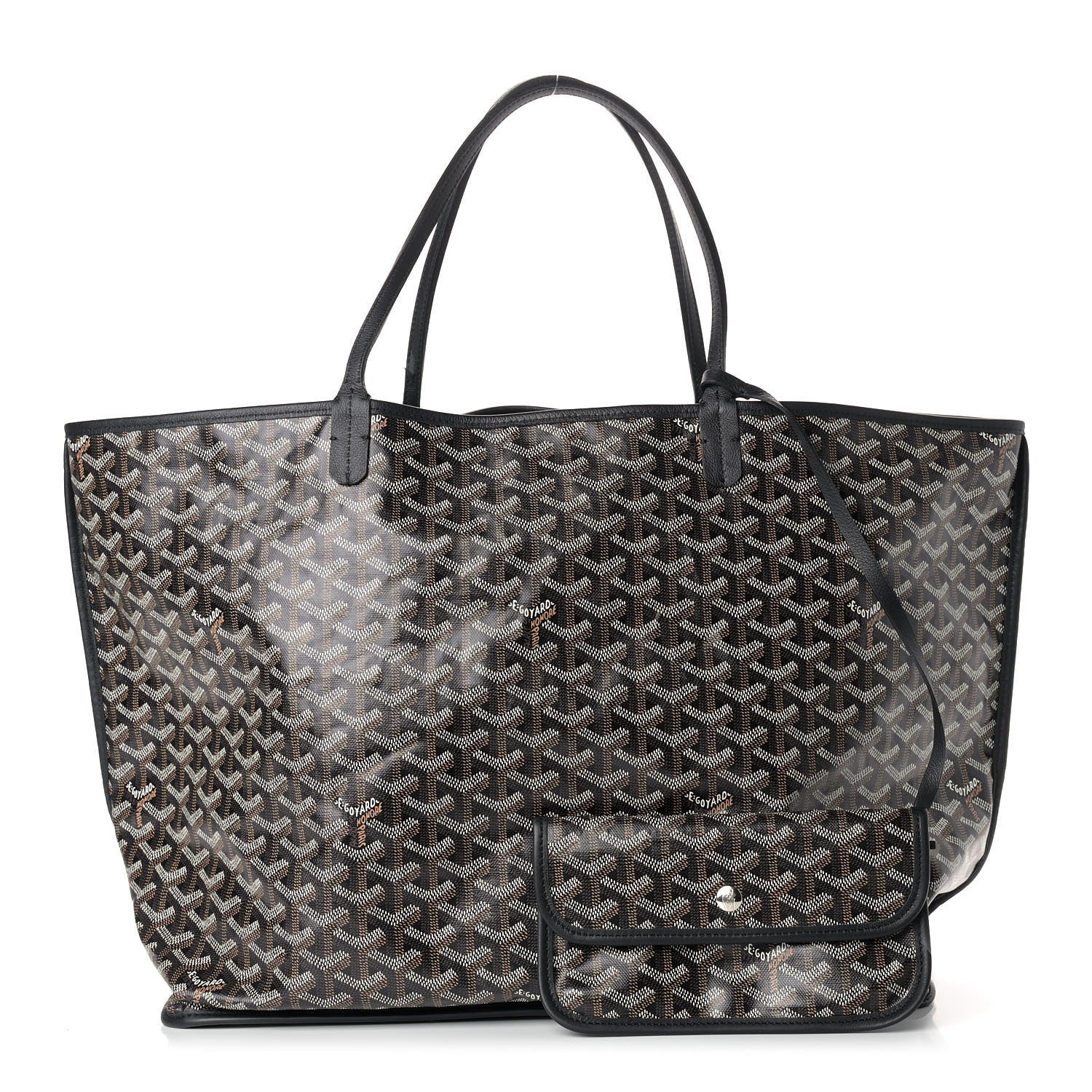 Goyard Goyardine Reversible Anjou GM Black 1 of 9