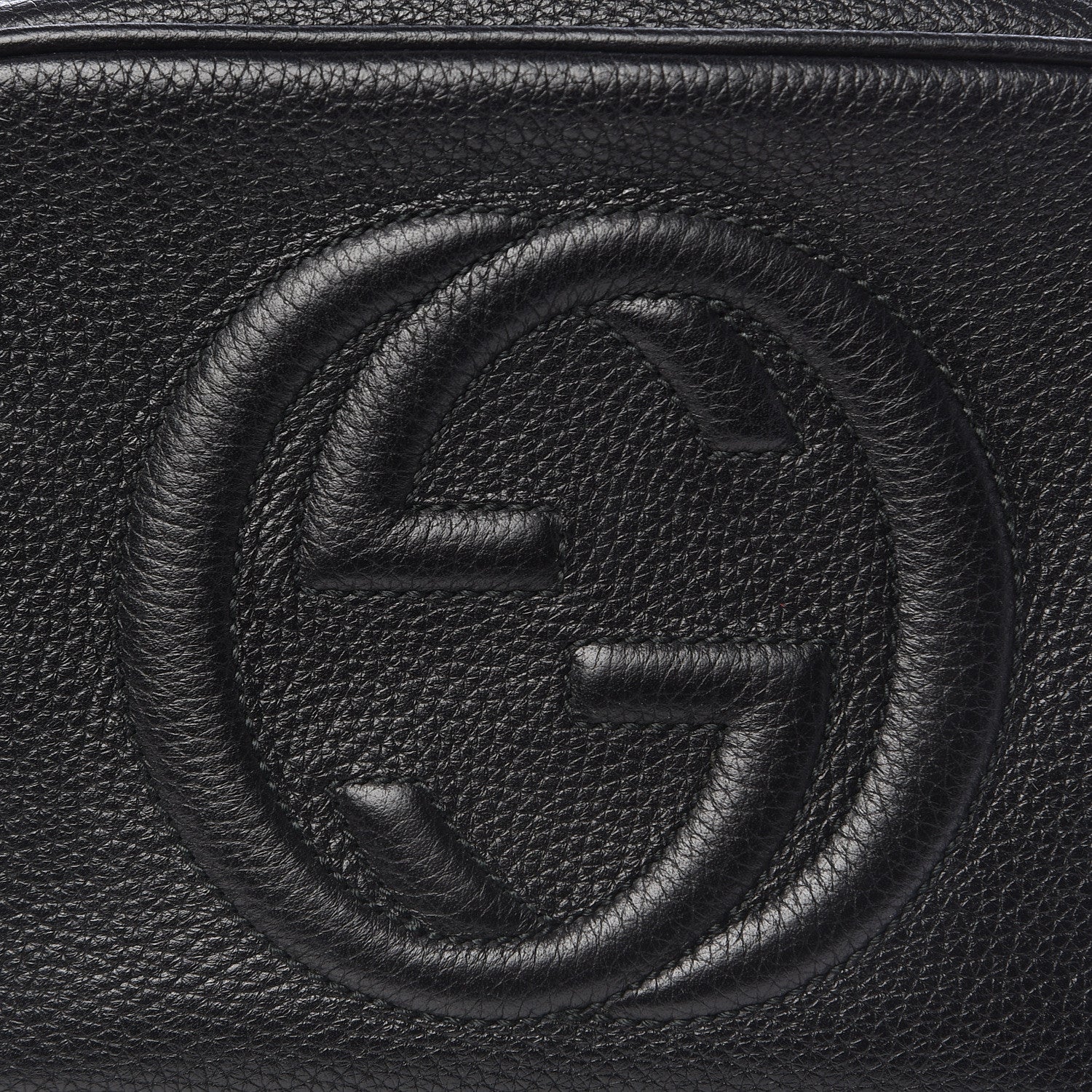 Gucci Pebbled Calfskin Small Soho Disco Bag Black 8 of 10