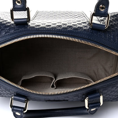 Gucci Microguccissima Medium Boston Navy 4 of 5
