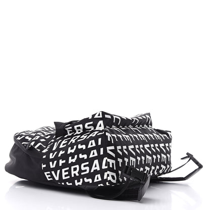 Versace Nylon St. Speed Logo Backpack Black Geranio 4 of 10