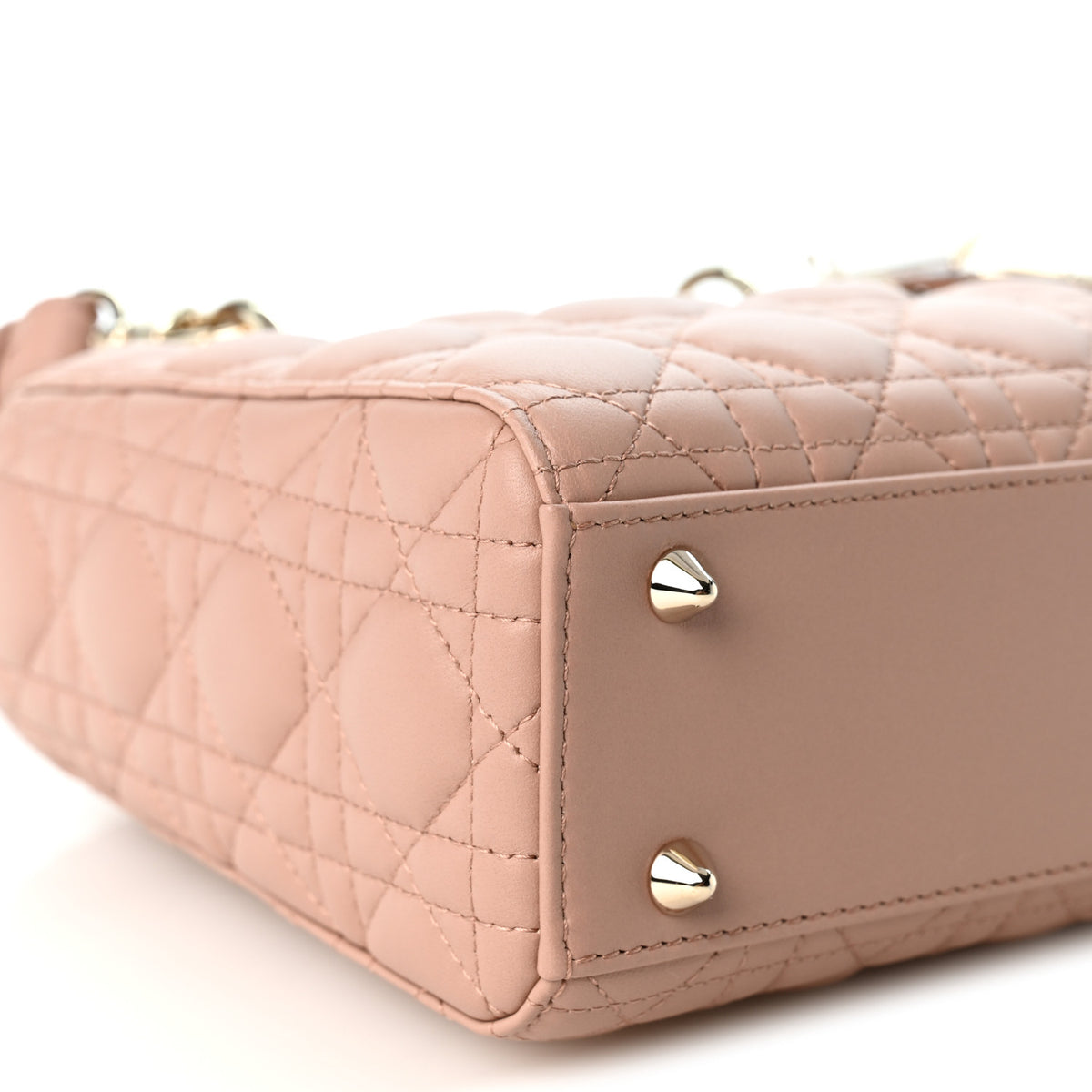 Christian Dior Lambskin Cannage Small My ABCDior Lady Dior Fard 8 of 9
