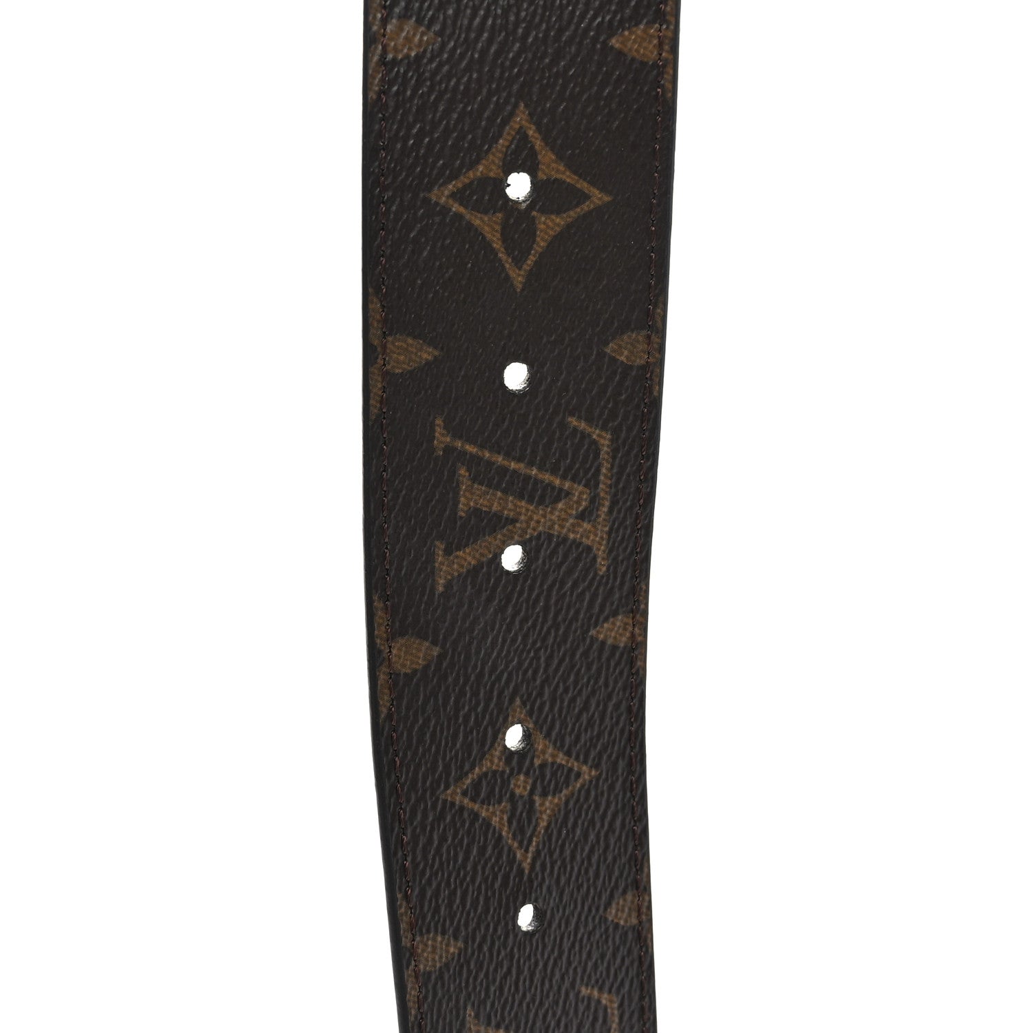Louis Vuitton Monogram Calfskin 40mm LV Initiales Reversible Belt 80 32 Black 5 of 5