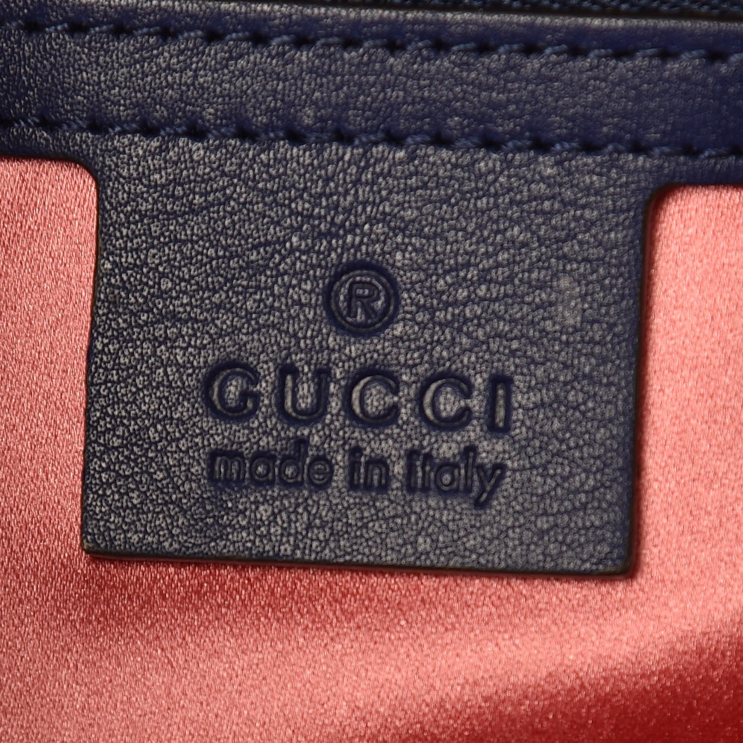 Gucci Velvet Matelasse Small GG Marmont Shoulder Bag Cobalt Blue 8 of 9