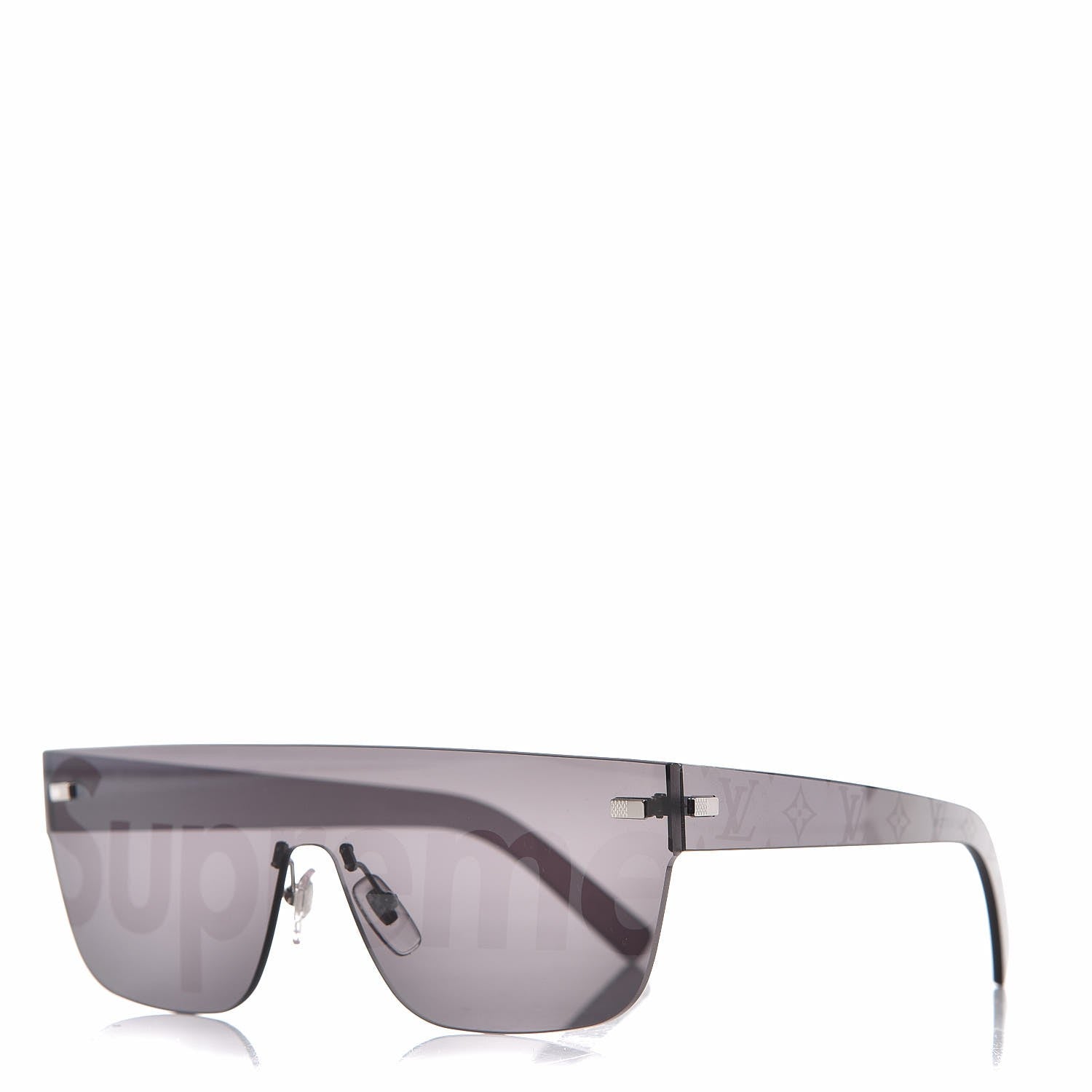 Louis Vuitton X SUPREME City Mask Sunglasses Black 1 of 8