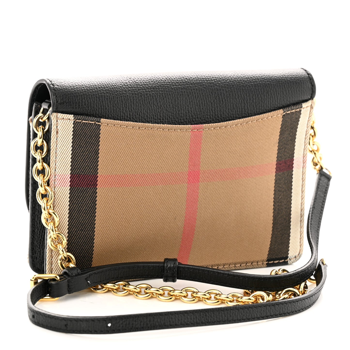 Calfskin Vintage Check Small Loxley Crossbody Black