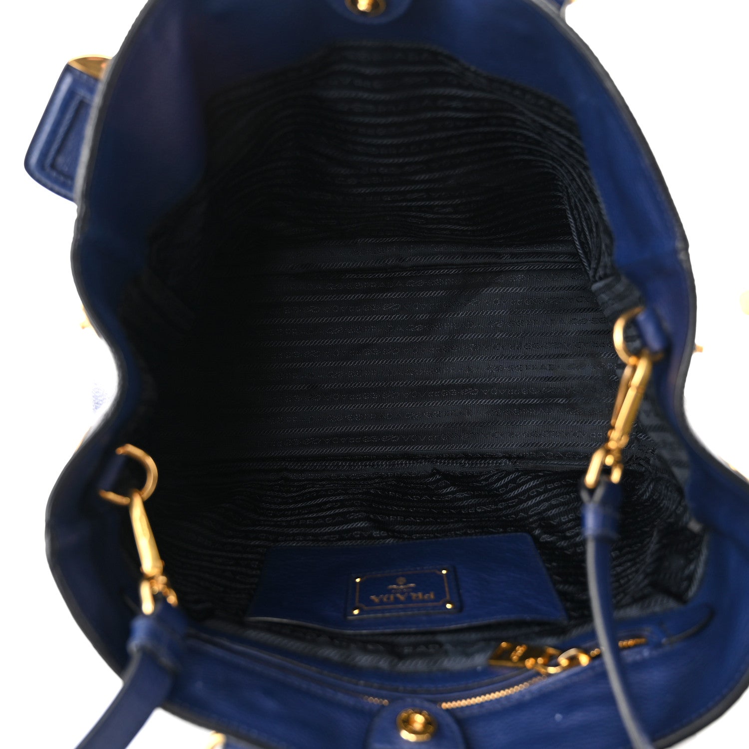 Prada Vitello Daino Tote Inchiostro 5 of 11