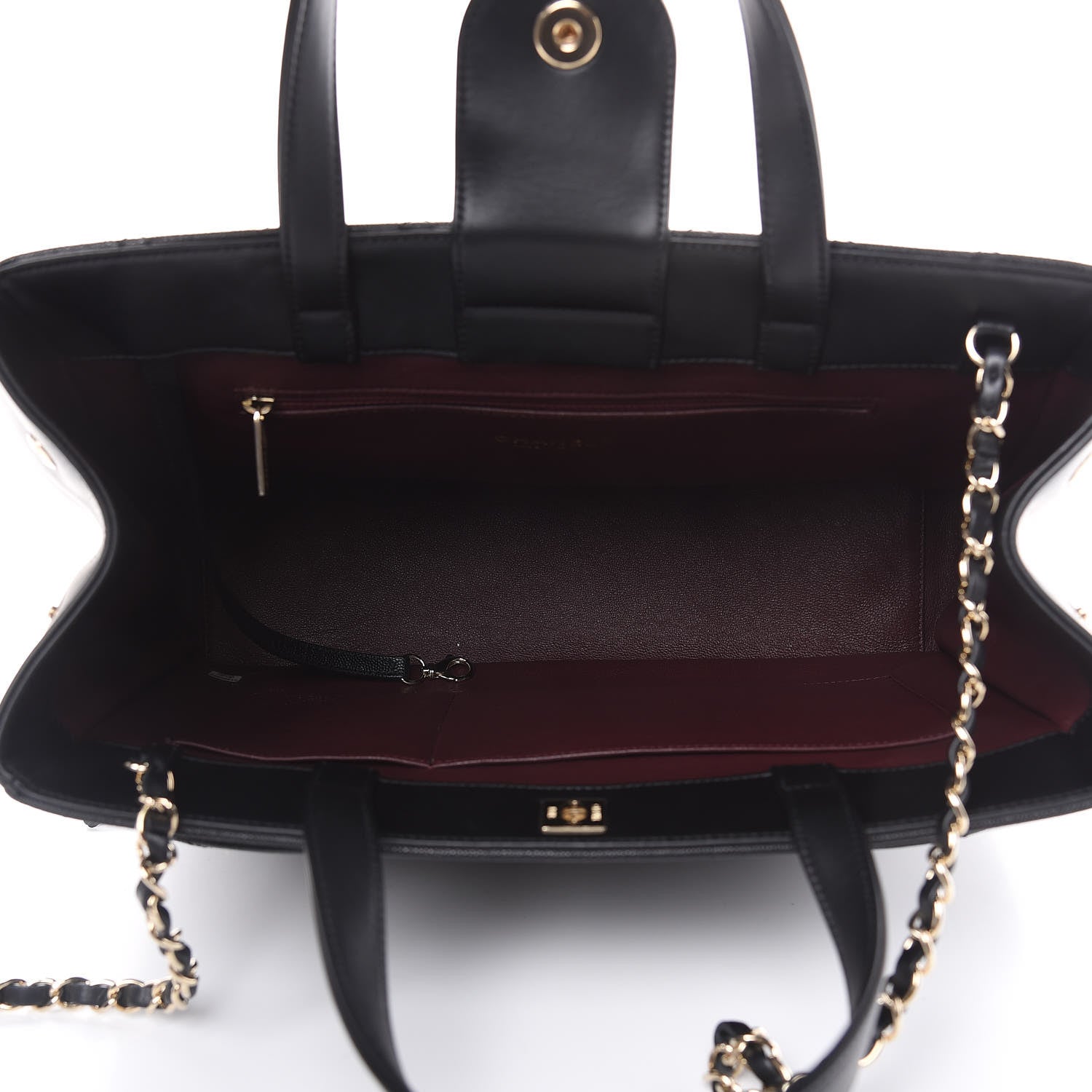 Chanel Caviar Quilted Large Business Affinity Shopping Bag Black 5 of 10