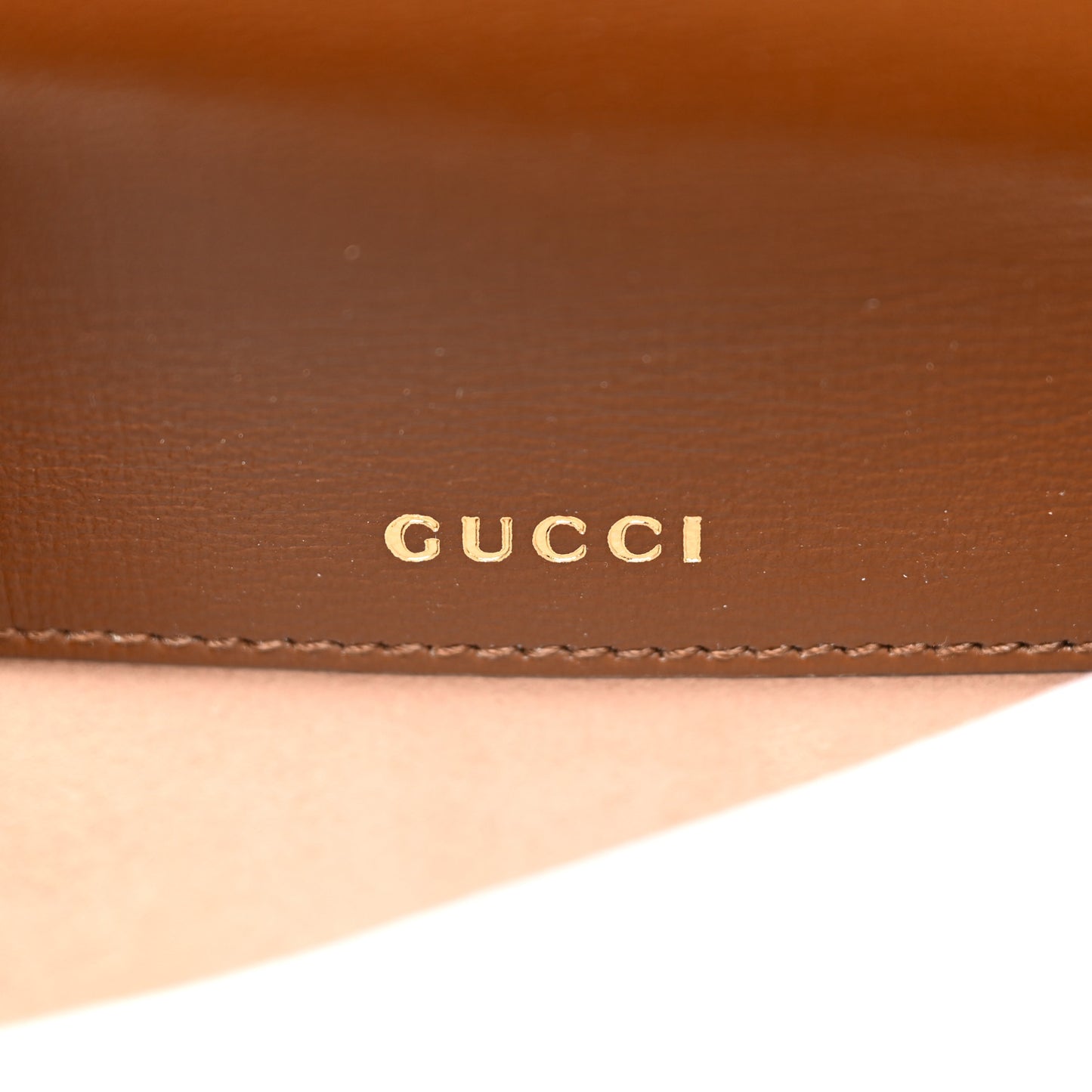 GG Supreme Monogram Horsebit 1955 Shoulder Bag Beige Brown Sugar