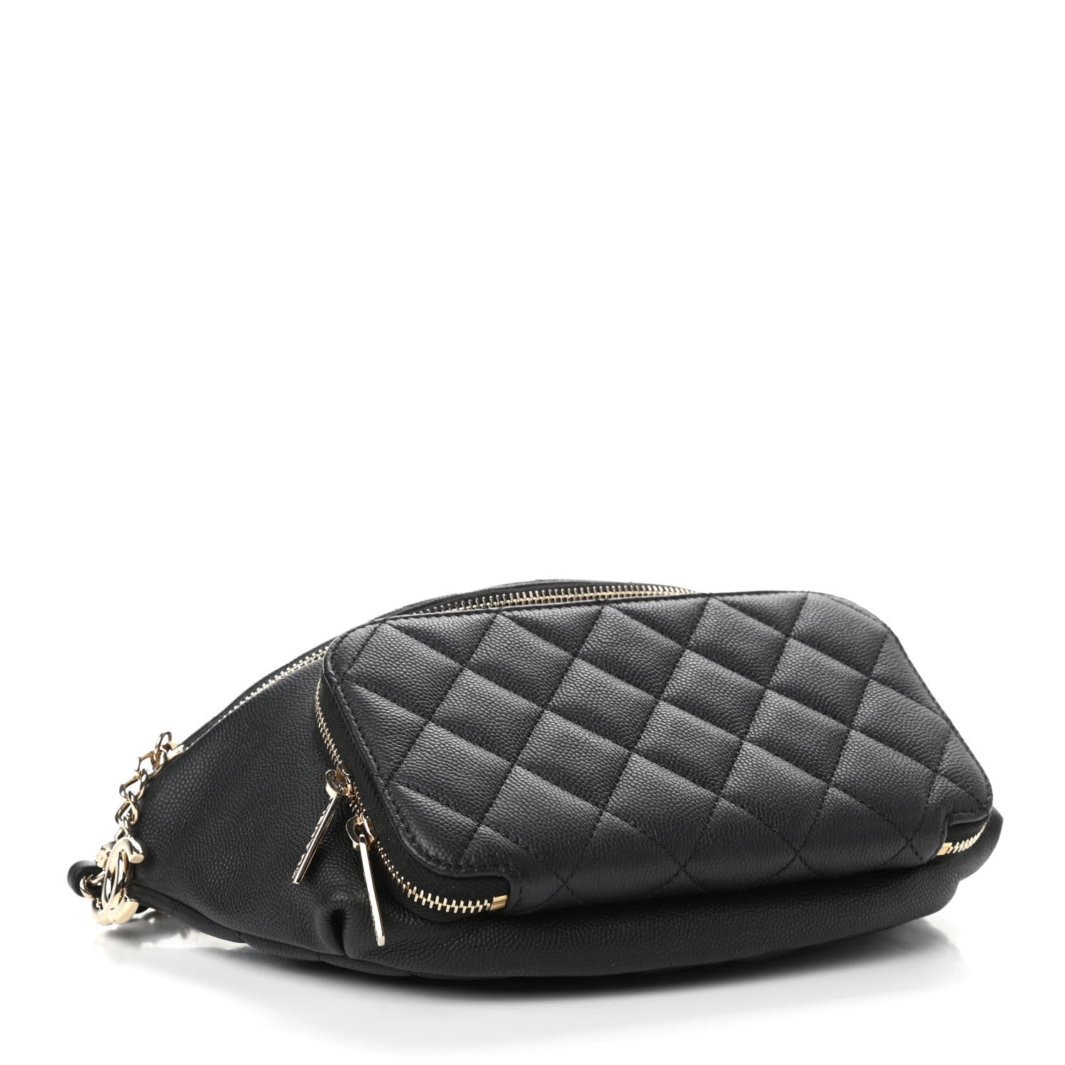 Chanel Caviar Quilted Business Affinity Waist Belt Bag Black 3 of 4