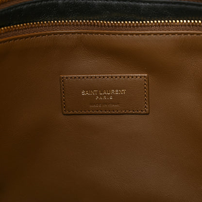 Saint Laurent Suede Large Le 5 A 7 Soft Hobo Golden Leaf 6 of 10