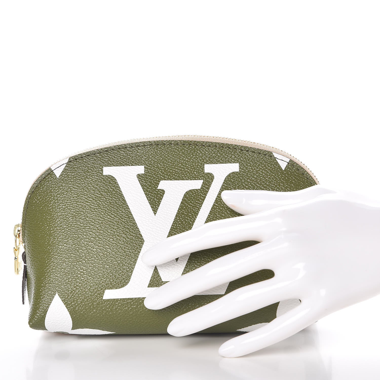 Louis Vuitton Monogram Giant Cosmetic Pouch Kaki 2 of 6