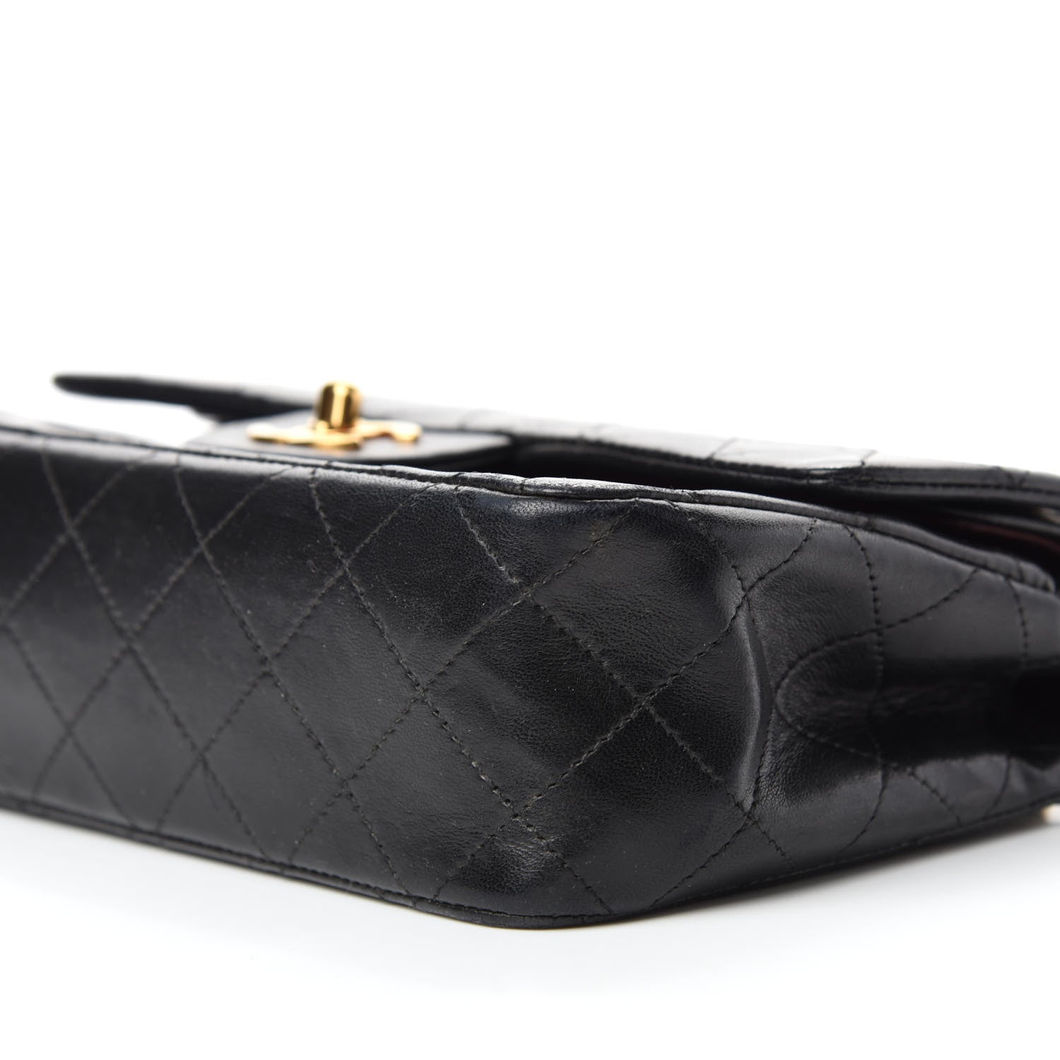 Chanel Lambskin Quilted Small Double Flap Black 7 of 18