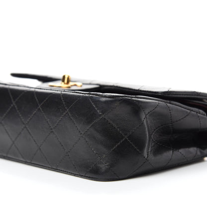 Chanel Lambskin Quilted Small Double Flap Black 7 of 18