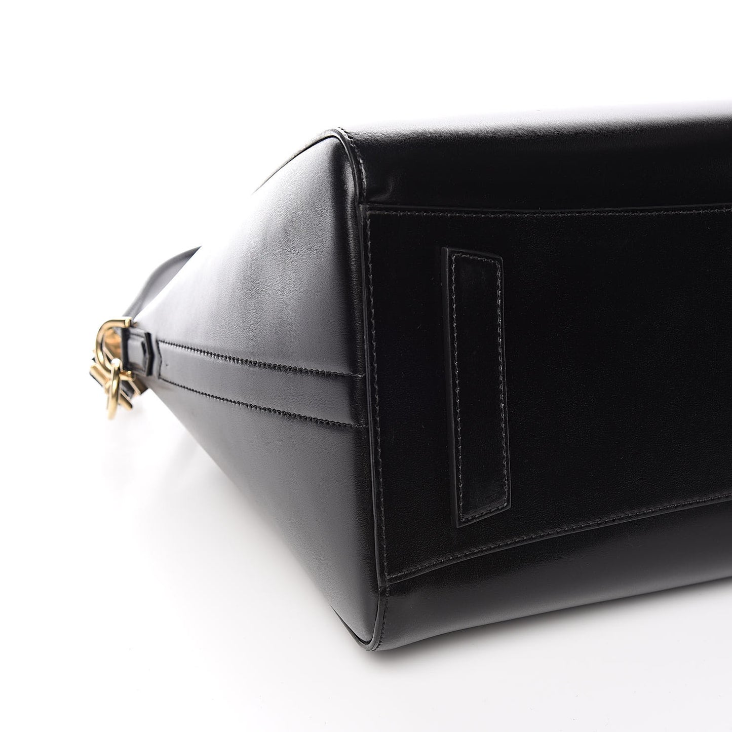 Shiny Lord Calfskin Medium Antigona Black