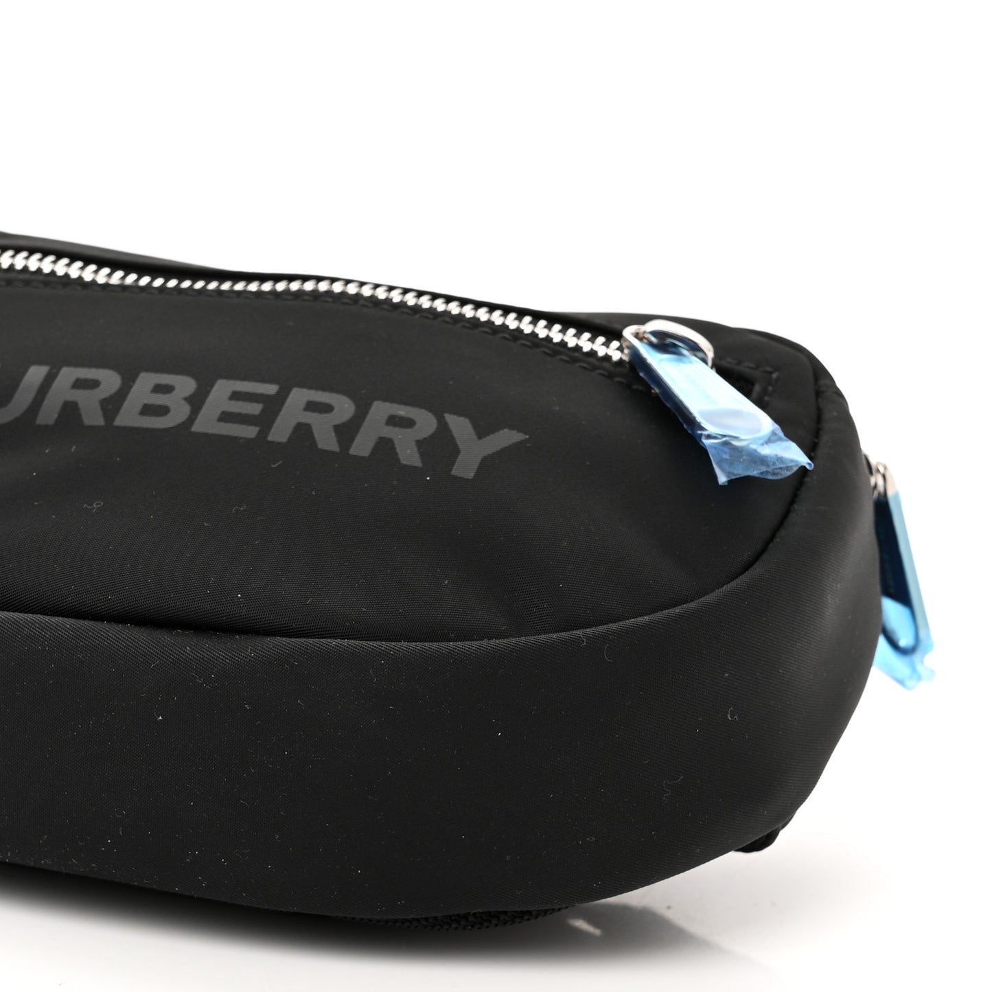 Econyl Logo Print Small Cannon Bum Bag Black