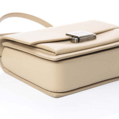 Saint Laurent Calfskin Medium Bellechasse Satchel Beige 8 of 9