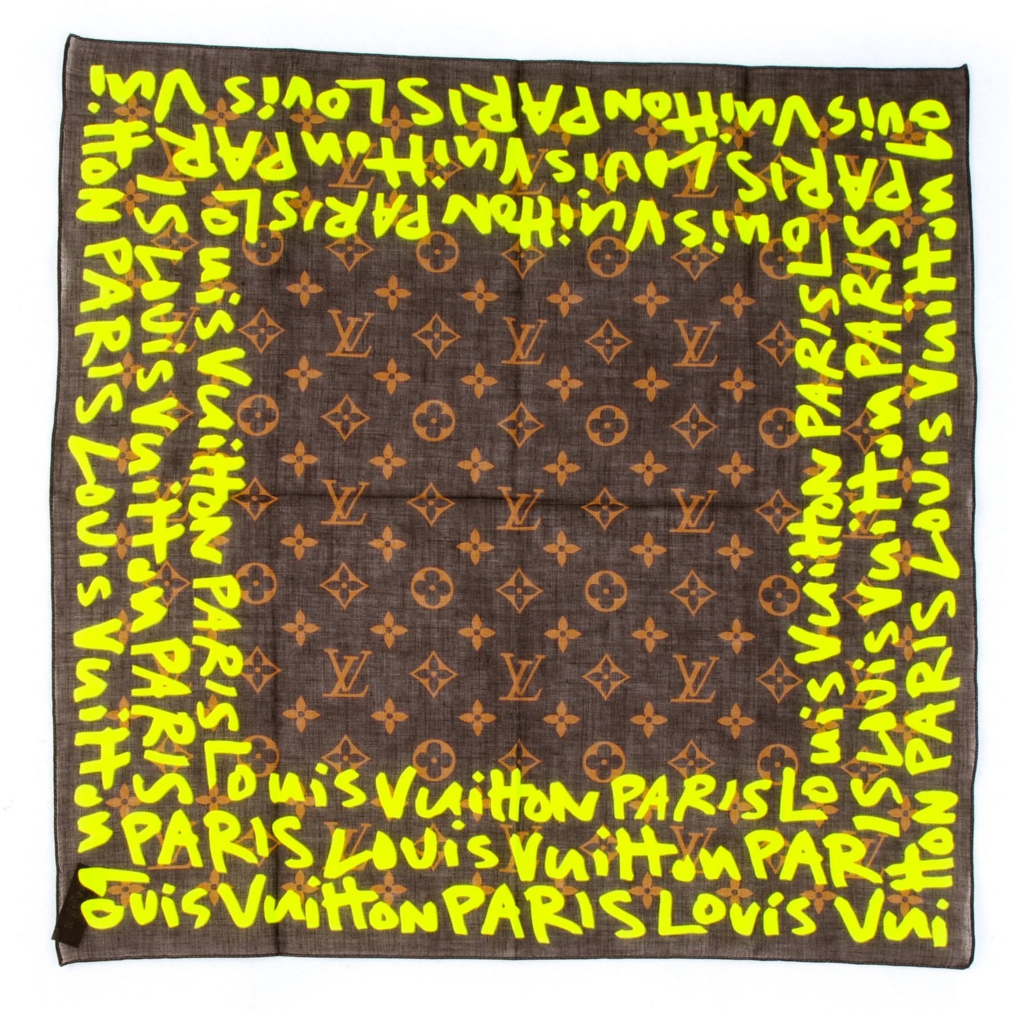 Cotton Graffiti Bandana Green